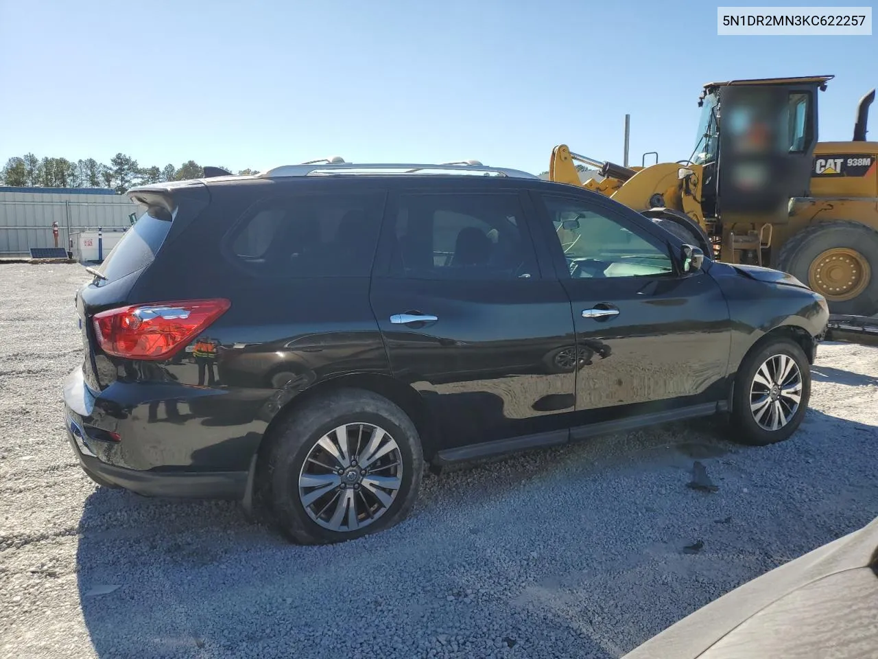 2019 Nissan Pathfinder S VIN: 5N1DR2MN3KC622257 Lot: 76539204