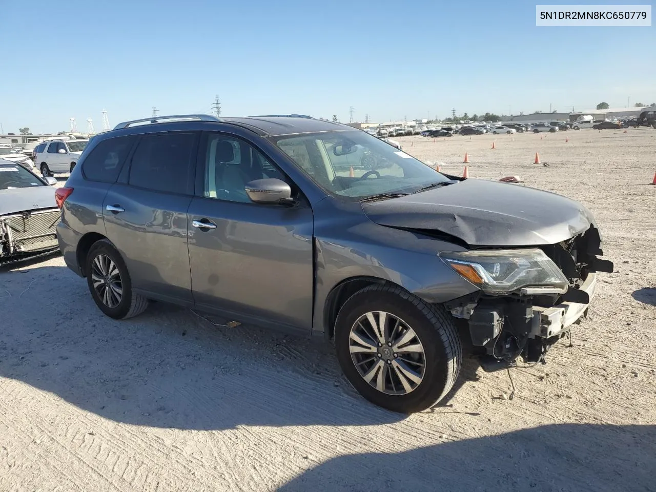 2019 Nissan Pathfinder S VIN: 5N1DR2MN8KC650779 Lot: 76634524