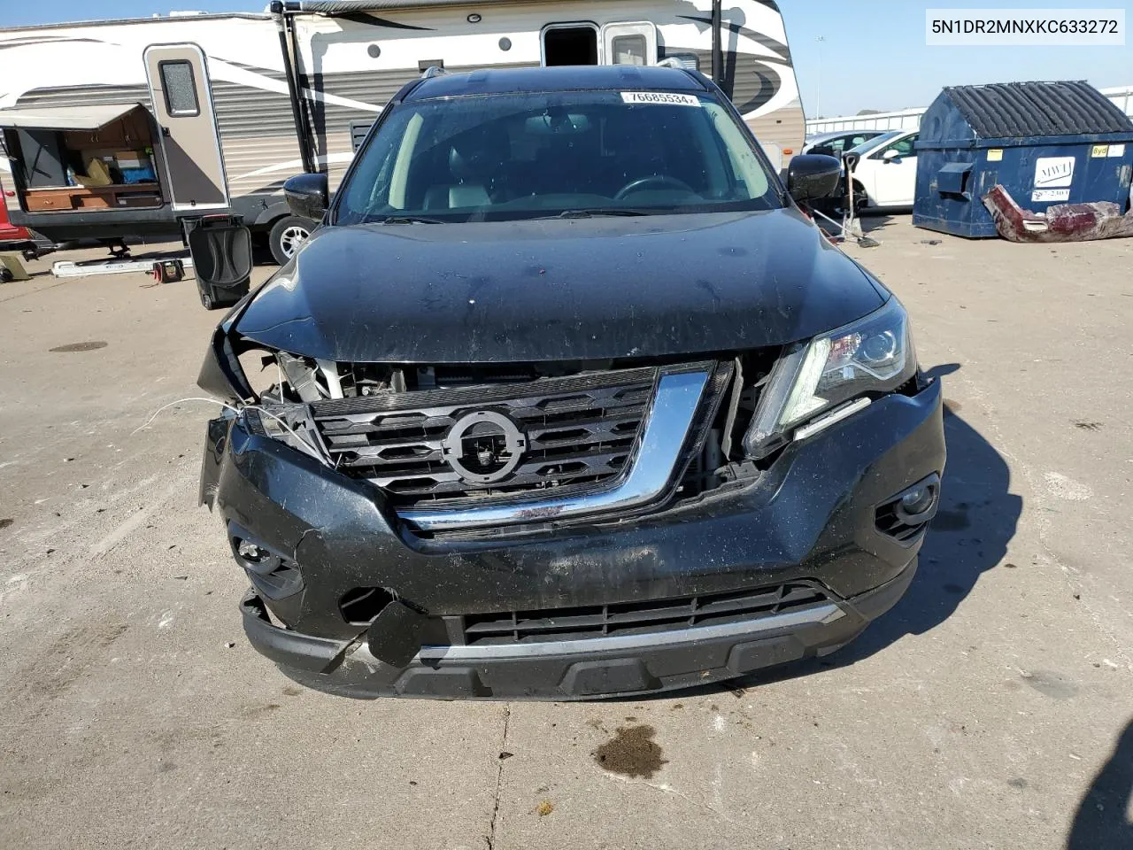 2019 Nissan Pathfinder S VIN: 5N1DR2MNXKC633272 Lot: 76685534