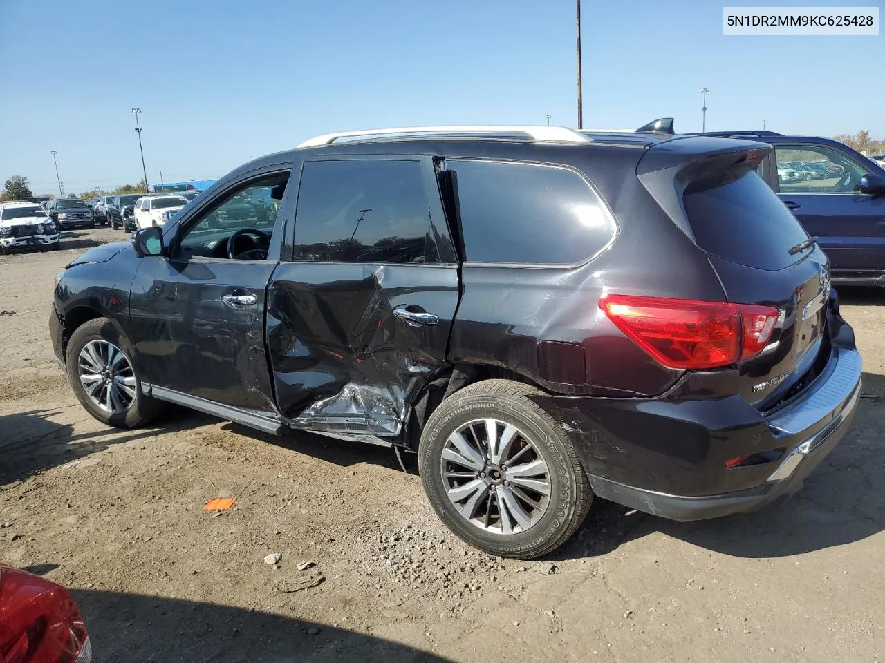 2019 Nissan Pathfinder S VIN: 5N1DR2MM9KC625428 Lot: 76730624