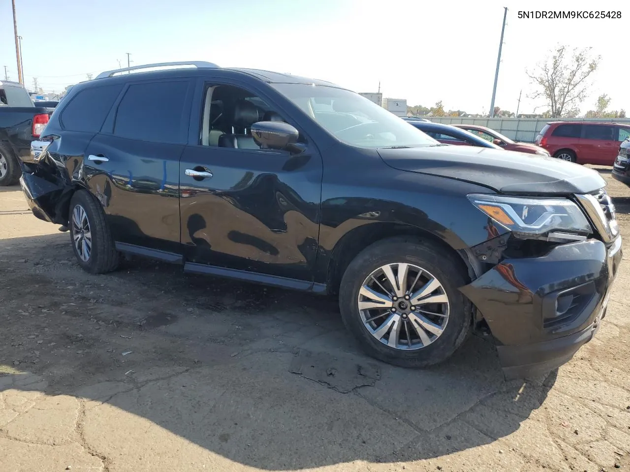 2019 Nissan Pathfinder S VIN: 5N1DR2MM9KC625428 Lot: 76730624