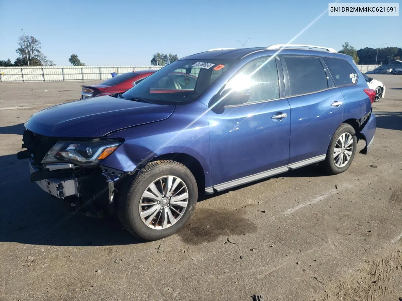 2019 Nissan Pathfinder S VIN: 5N1DR2MM4KC621691 Lot: 76760504