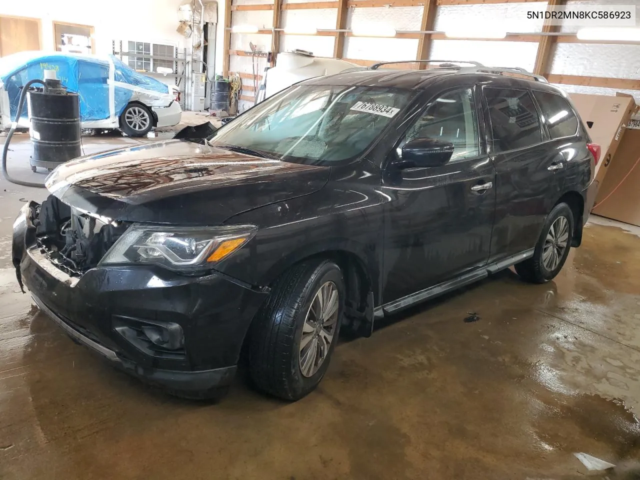 2019 Nissan Pathfinder S VIN: 5N1DR2MN8KC586923 Lot: 76788934