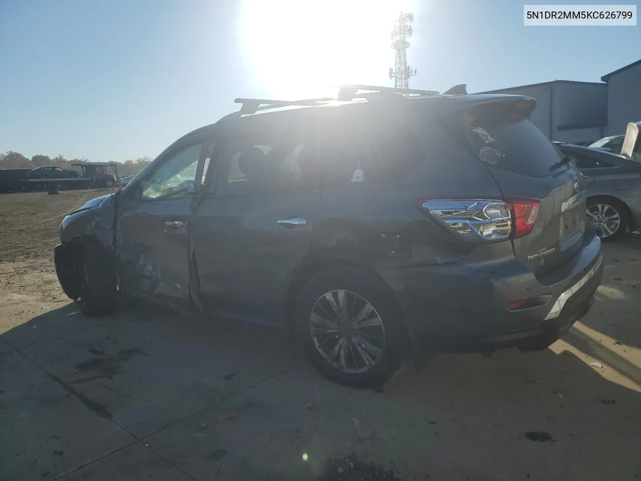 2019 Nissan Pathfinder S VIN: 5N1DR2MM5KC626799 Lot: 76793874