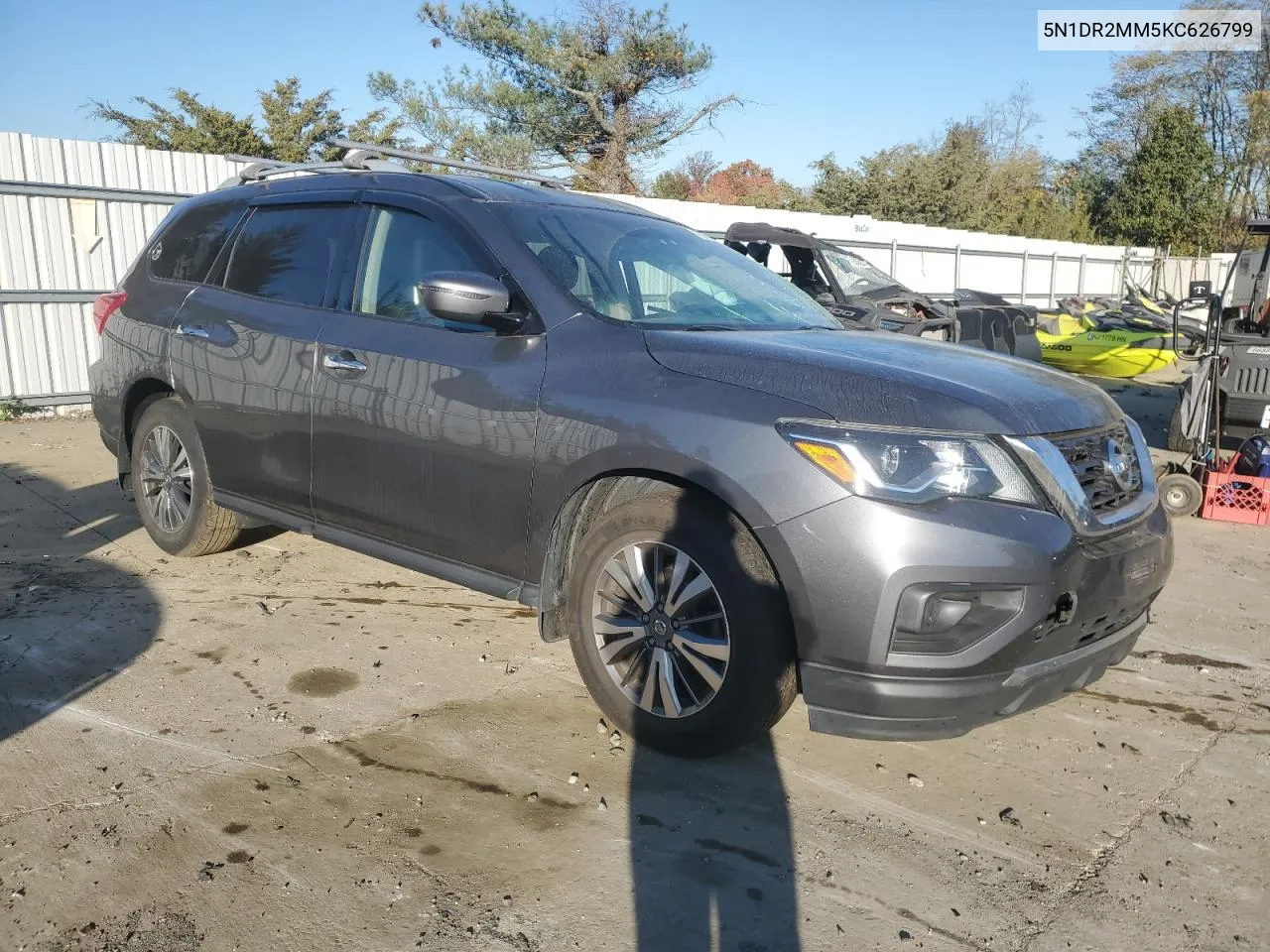 2019 Nissan Pathfinder S VIN: 5N1DR2MM5KC626799 Lot: 76793874