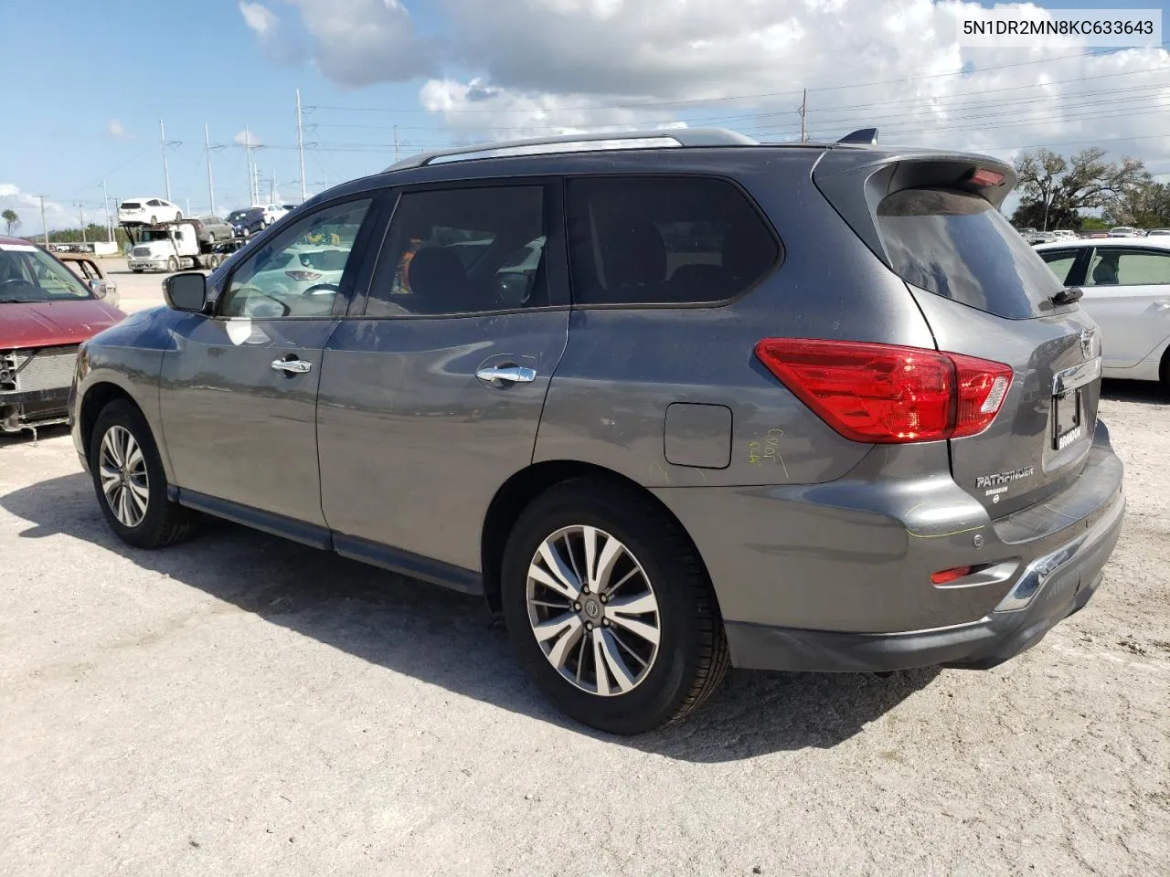 2019 Nissan Pathfinder S VIN: 5N1DR2MN8KC633643 Lot: 76891944