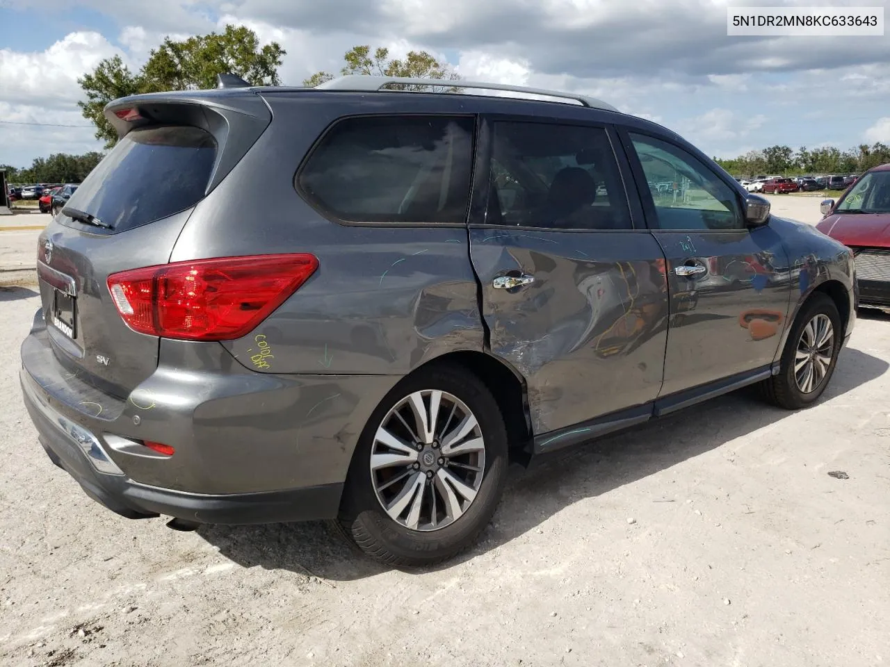 2019 Nissan Pathfinder S VIN: 5N1DR2MN8KC633643 Lot: 76891944