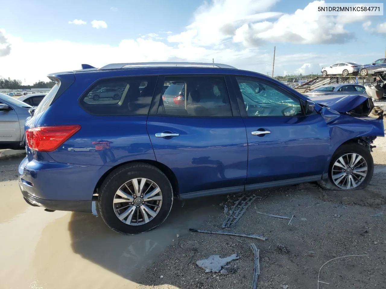 2019 Nissan Pathfinder S VIN: 5N1DR2MN1KC584771 Lot: 76911014