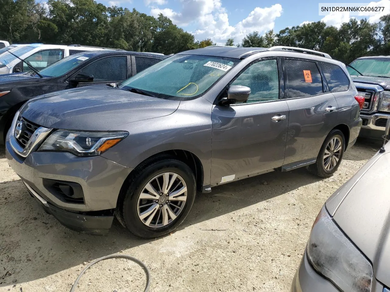 2019 Nissan Pathfinder S VIN: 5N1DR2MN6KC606277 Lot: 77022624