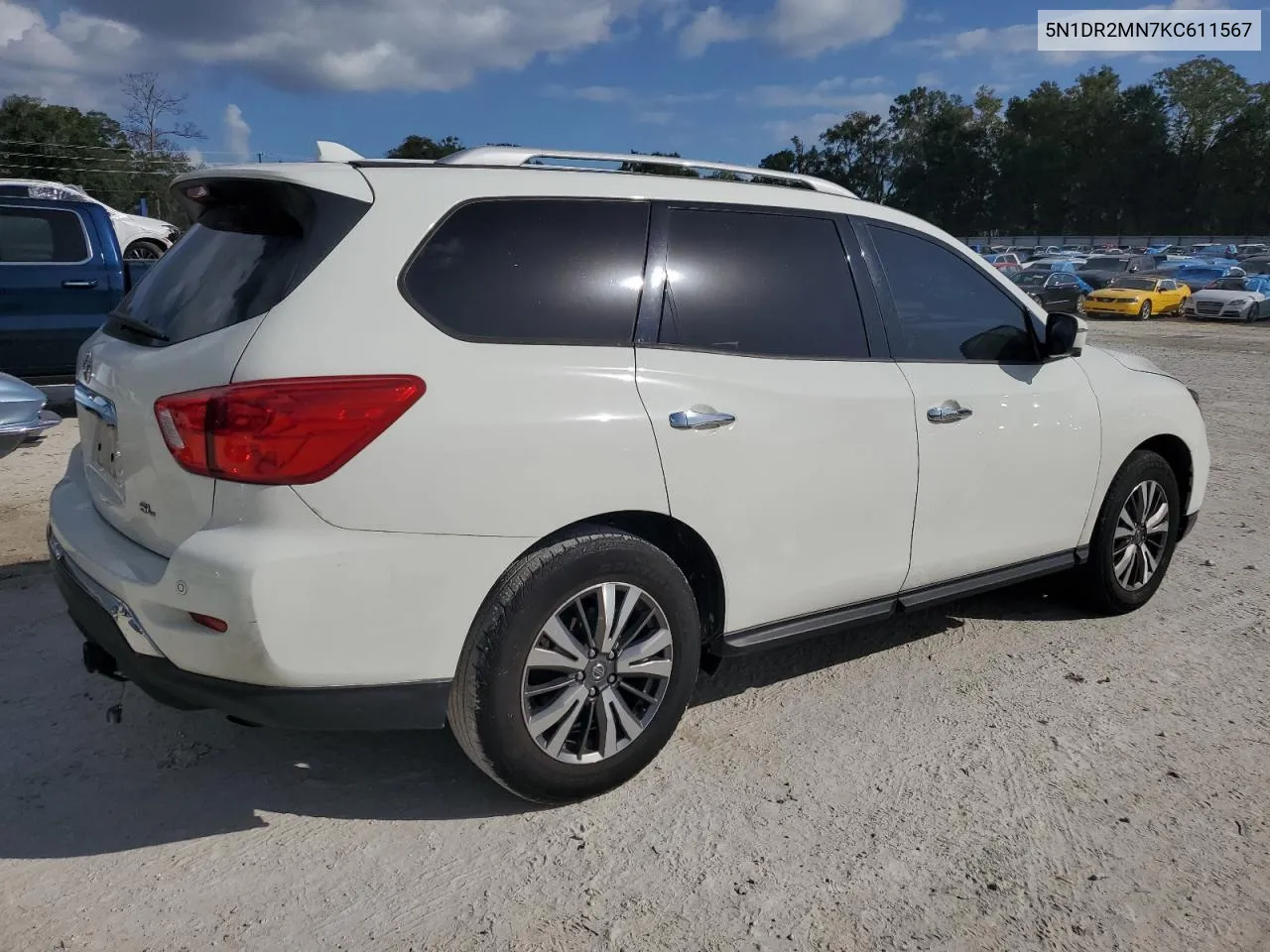 2019 Nissan Pathfinder S VIN: 5N1DR2MN7KC611567 Lot: 77192644