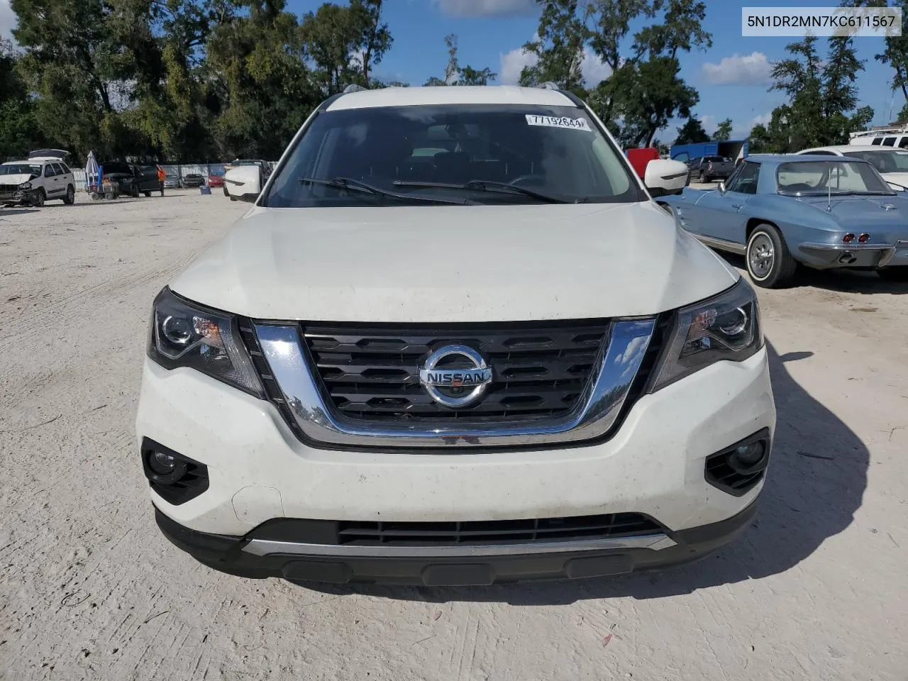 2019 Nissan Pathfinder S VIN: 5N1DR2MN7KC611567 Lot: 77192644