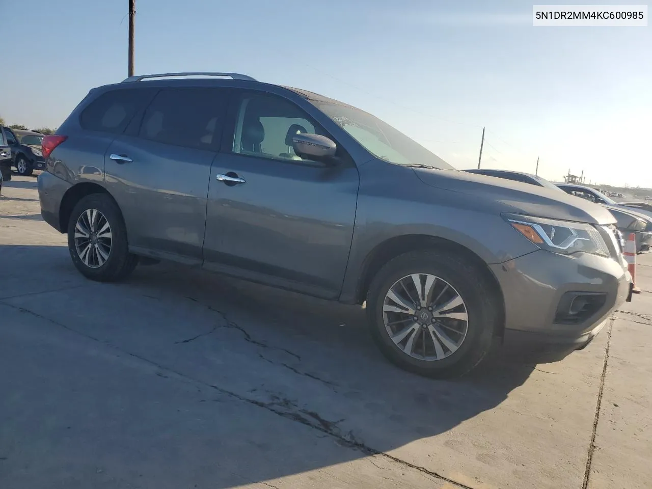 2019 Nissan Pathfinder S VIN: 5N1DR2MM4KC600985 Lot: 77270204