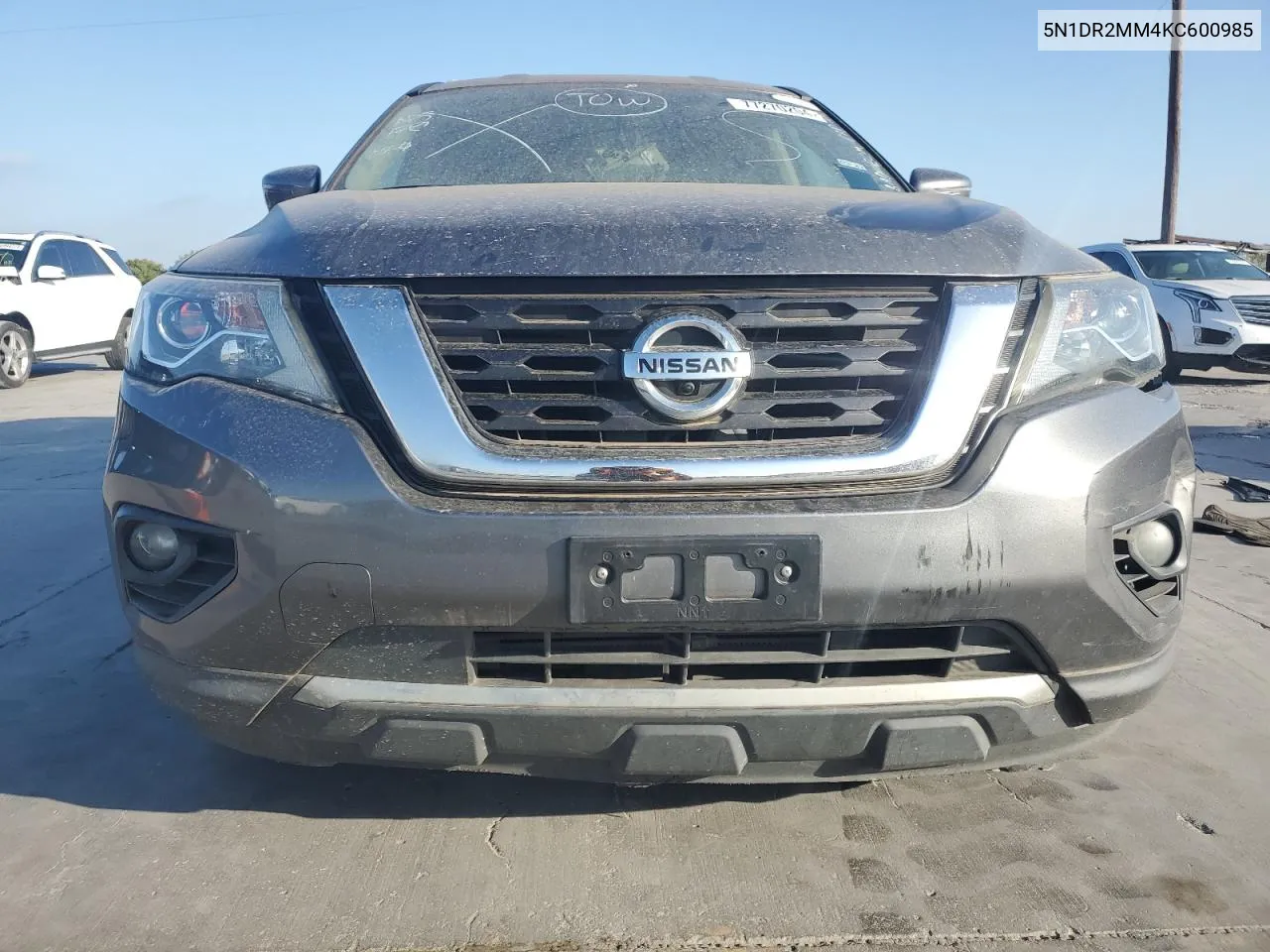 2019 Nissan Pathfinder S VIN: 5N1DR2MM4KC600985 Lot: 77270204