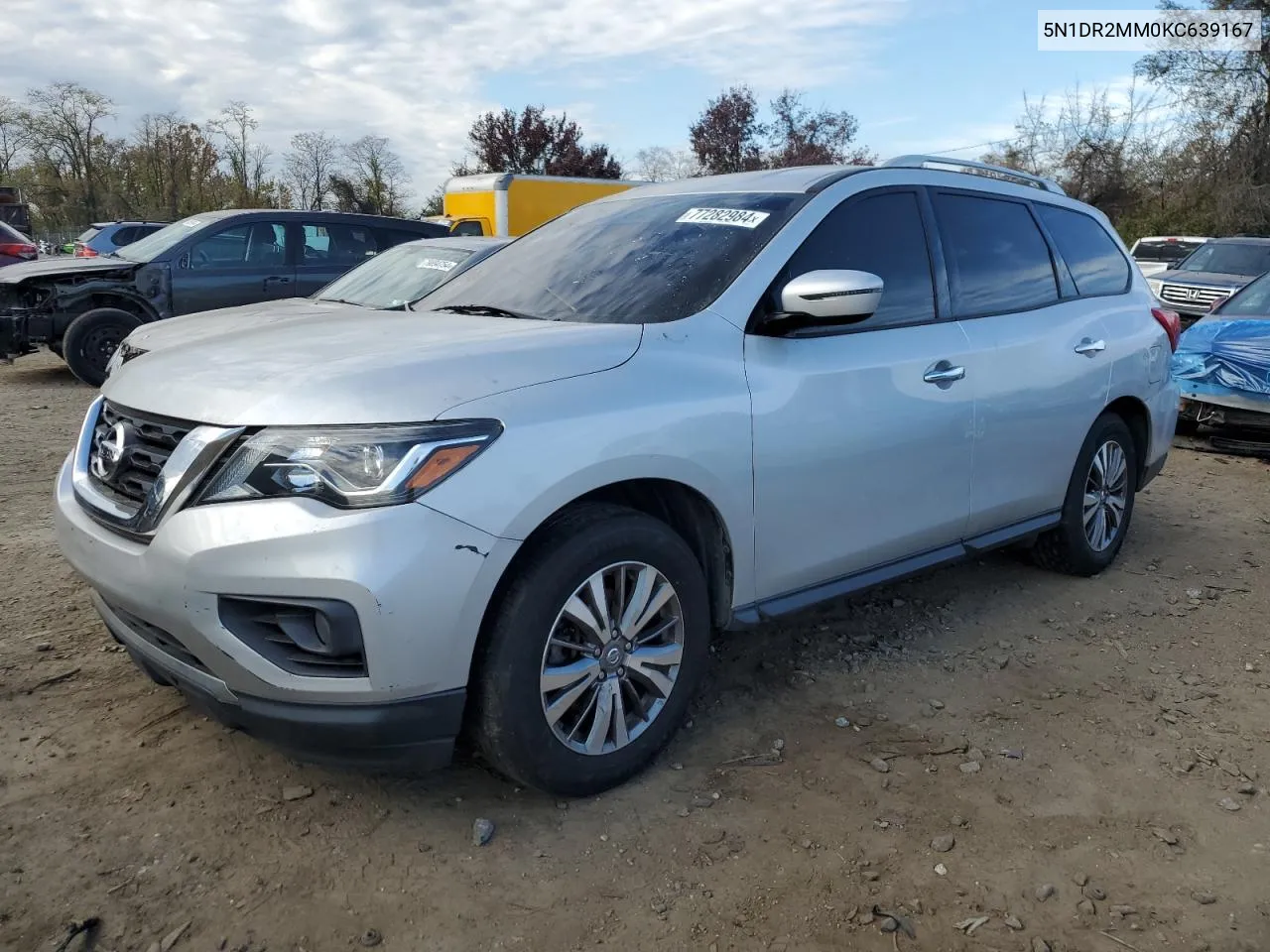 2019 Nissan Pathfinder S VIN: 5N1DR2MM0KC639167 Lot: 77282984