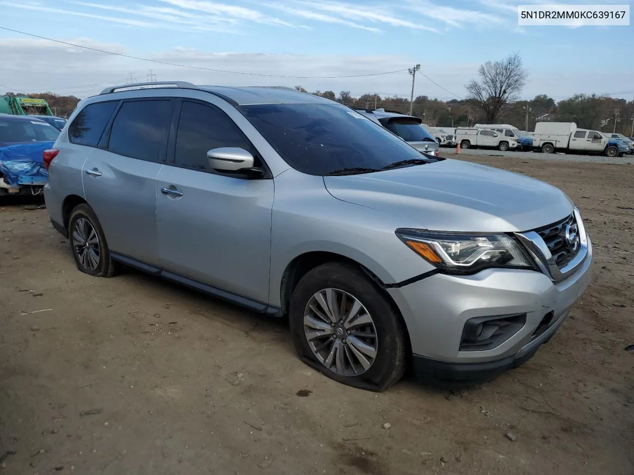 2019 Nissan Pathfinder S VIN: 5N1DR2MM0KC639167 Lot: 77282984