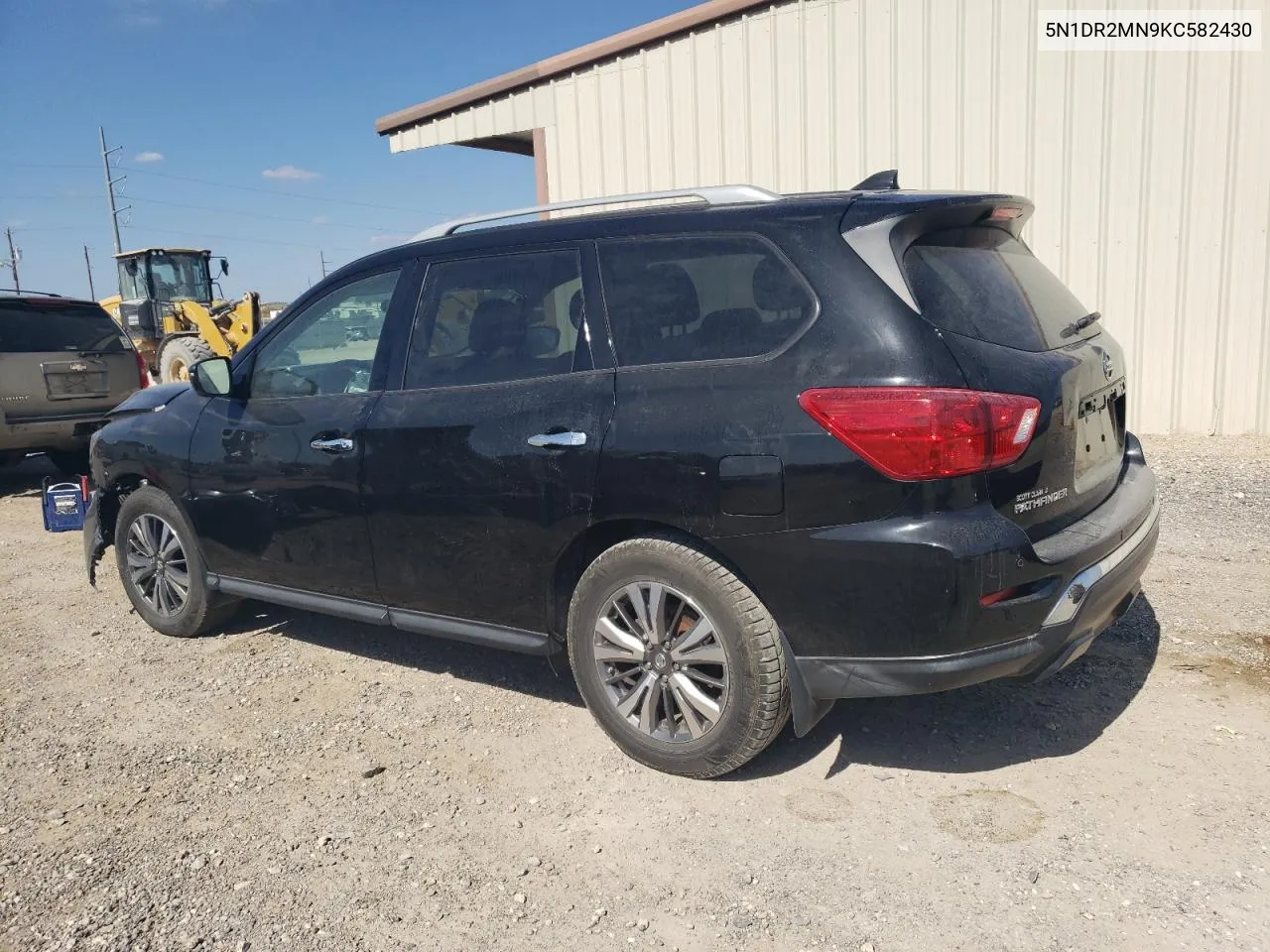 2019 Nissan Pathfinder S VIN: 5N1DR2MN9KC582430 Lot: 77384344