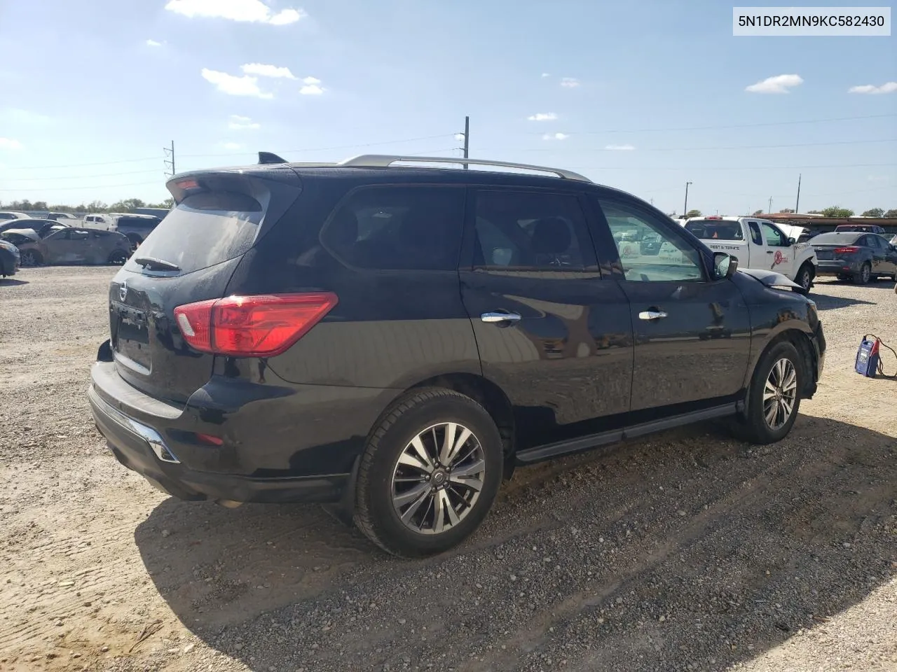 2019 Nissan Pathfinder S VIN: 5N1DR2MN9KC582430 Lot: 77384344