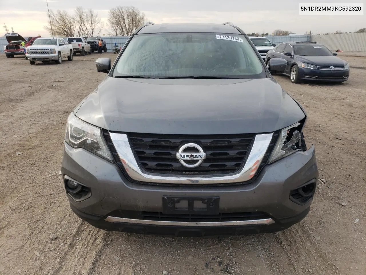 2019 Nissan Pathfinder S VIN: 5N1DR2MM9KC592320 Lot: 77439754