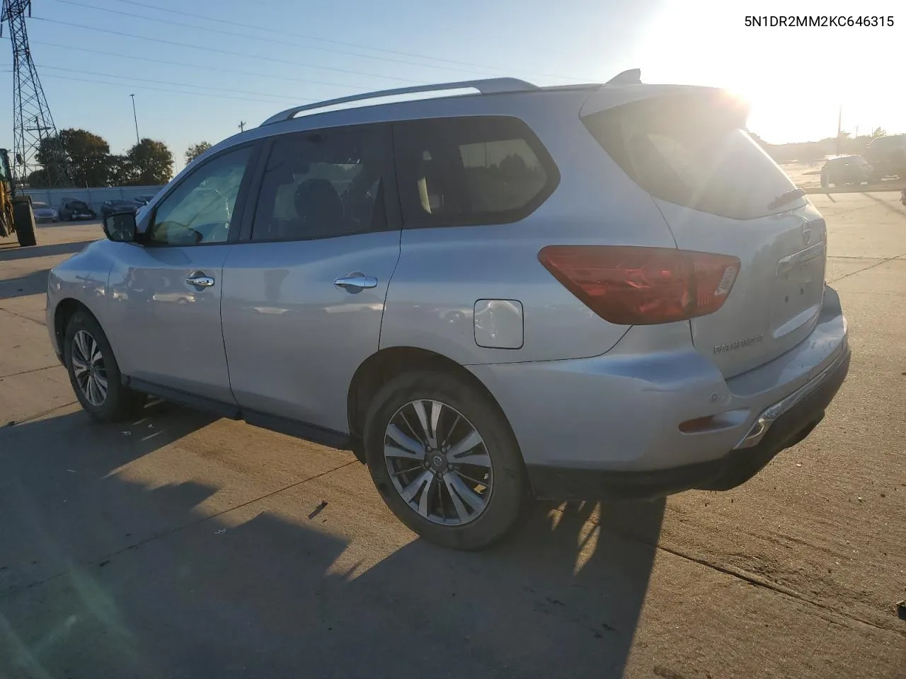 2019 Nissan Pathfinder S VIN: 5N1DR2MM2KC646315 Lot: 77503974