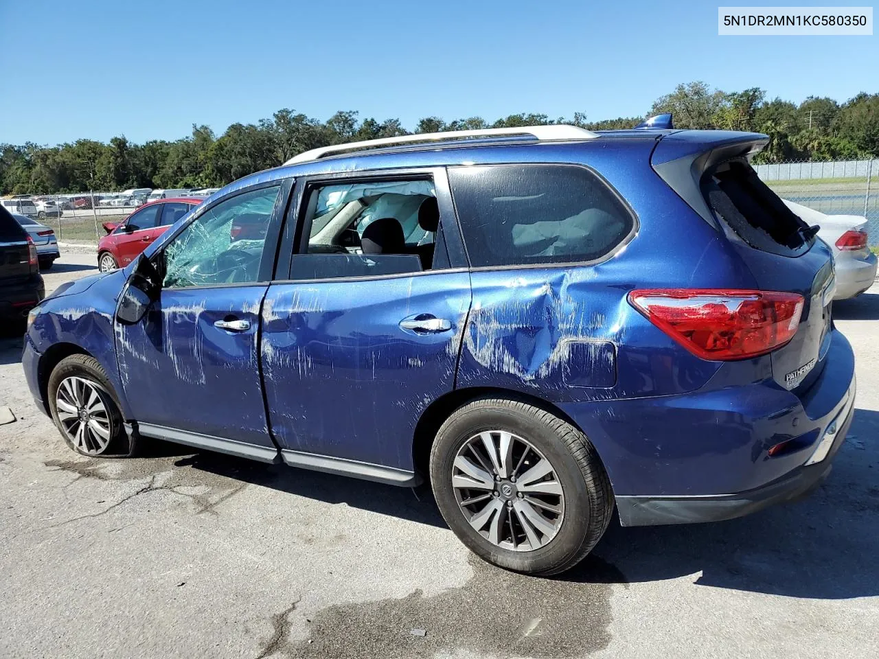 2019 Nissan Pathfinder S VIN: 5N1DR2MN1KC580350 Lot: 77696444