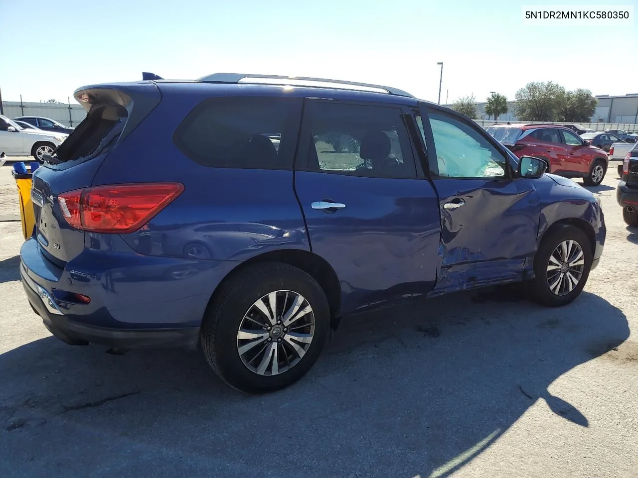 2019 Nissan Pathfinder S VIN: 5N1DR2MN1KC580350 Lot: 77696444