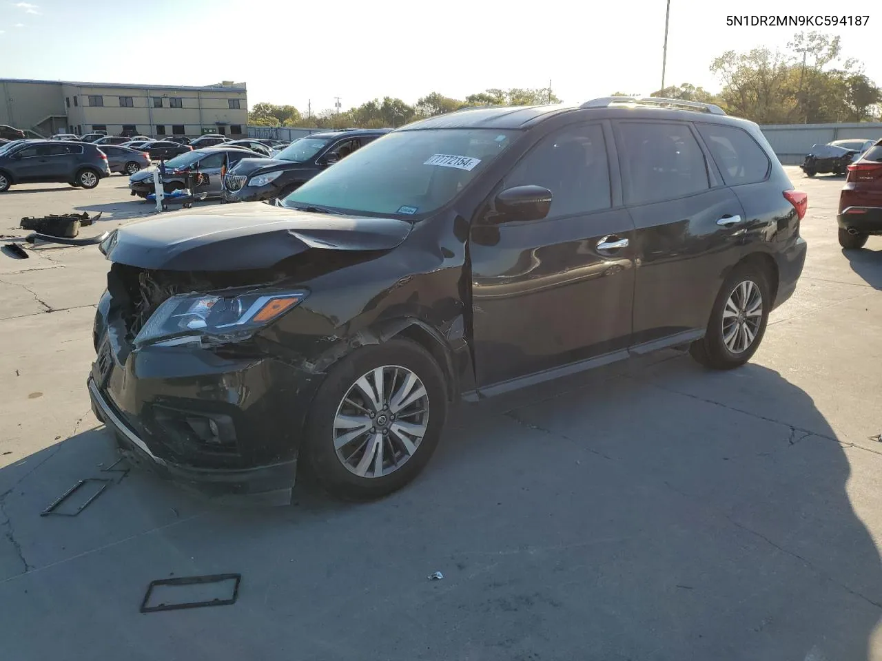 2019 Nissan Pathfinder S VIN: 5N1DR2MN9KC594187 Lot: 77772154