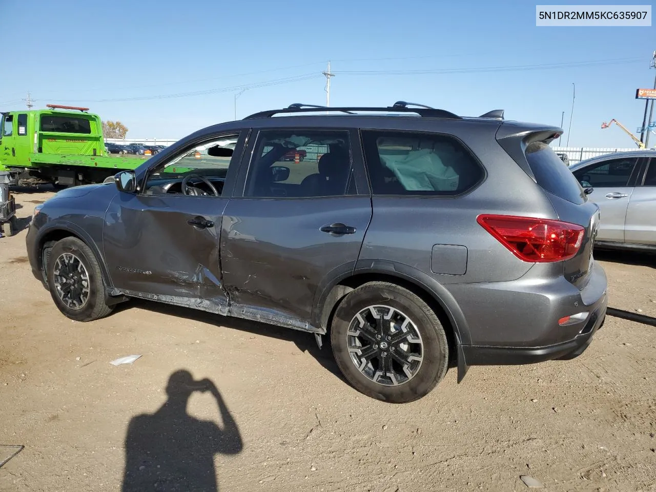 2019 Nissan Pathfinder S VIN: 5N1DR2MM5KC635907 Lot: 77859064