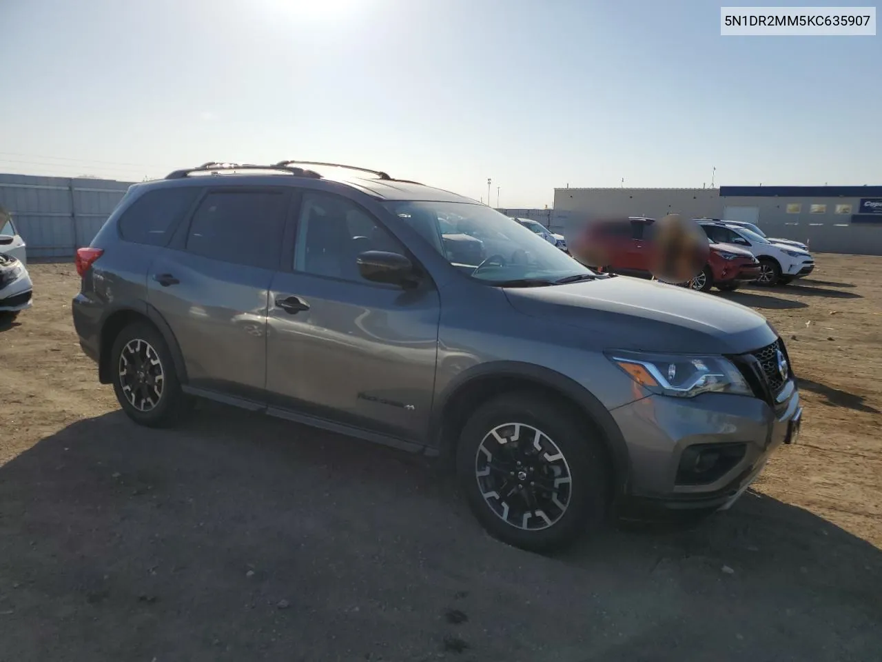 2019 Nissan Pathfinder S VIN: 5N1DR2MM5KC635907 Lot: 77859064