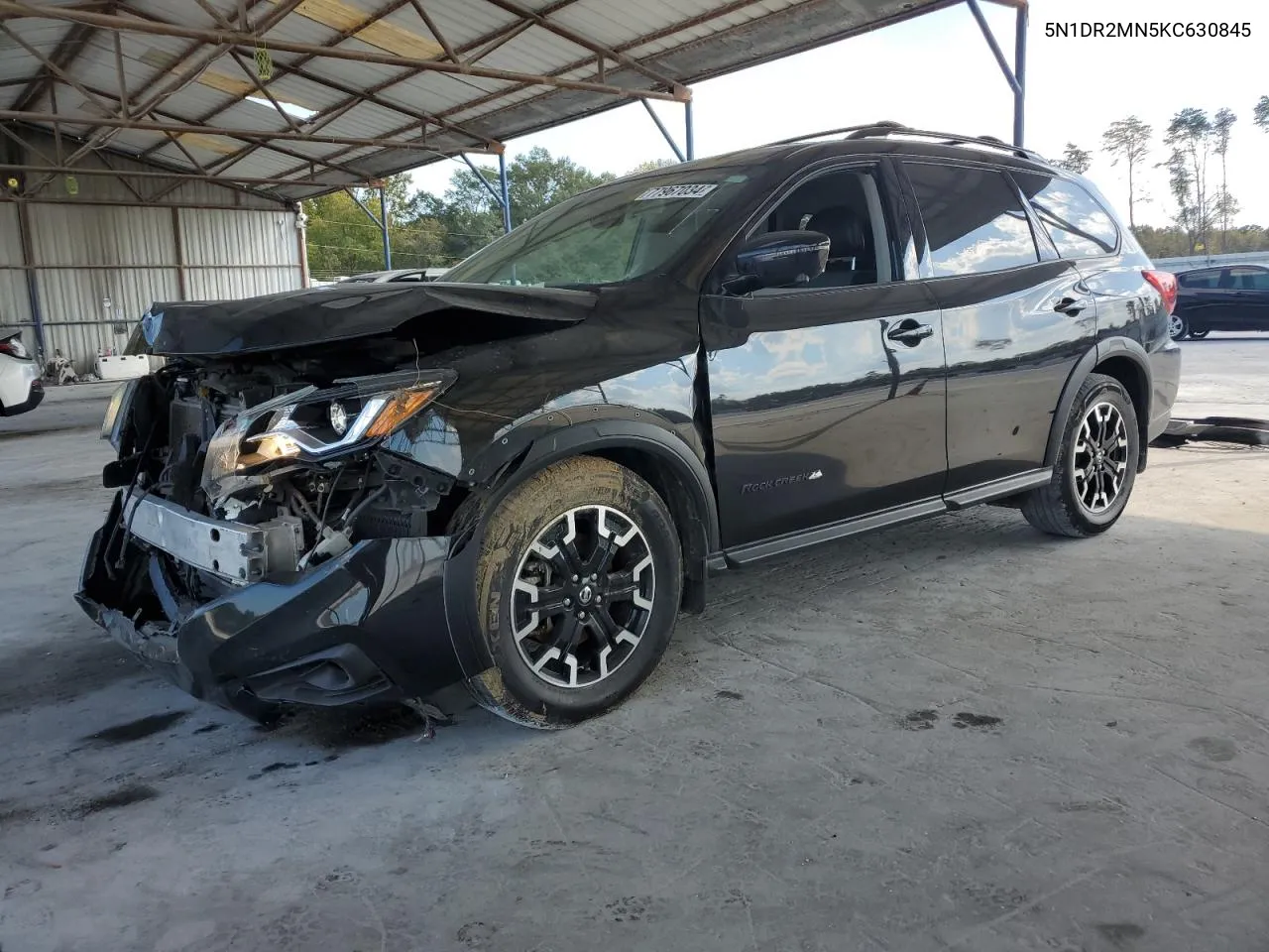 2019 Nissan Pathfinder S VIN: 5N1DR2MN5KC630845 Lot: 77967034