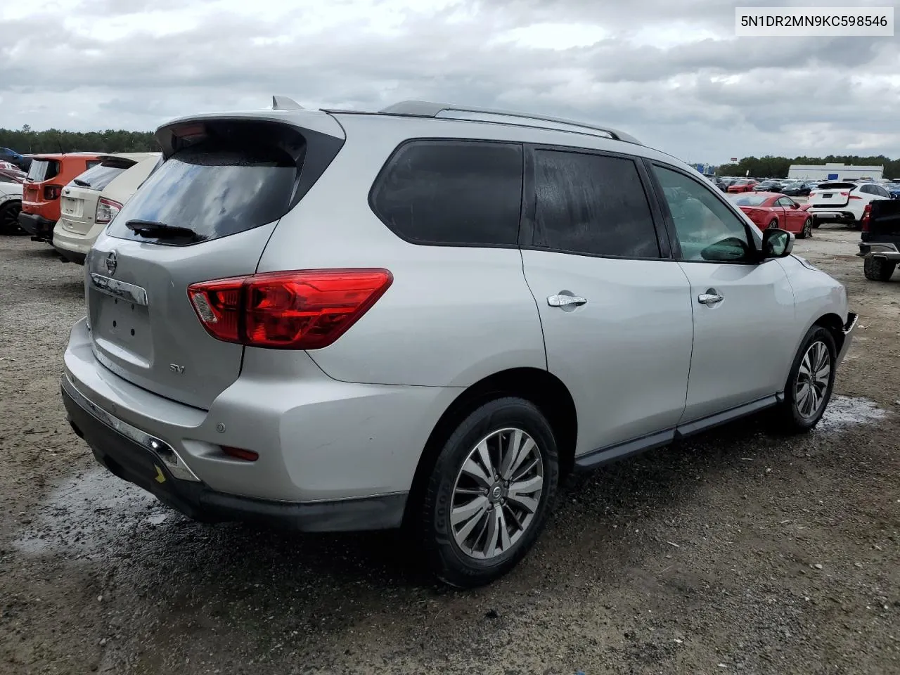 2019 Nissan Pathfinder S VIN: 5N1DR2MN9KC598546 Lot: 78039374