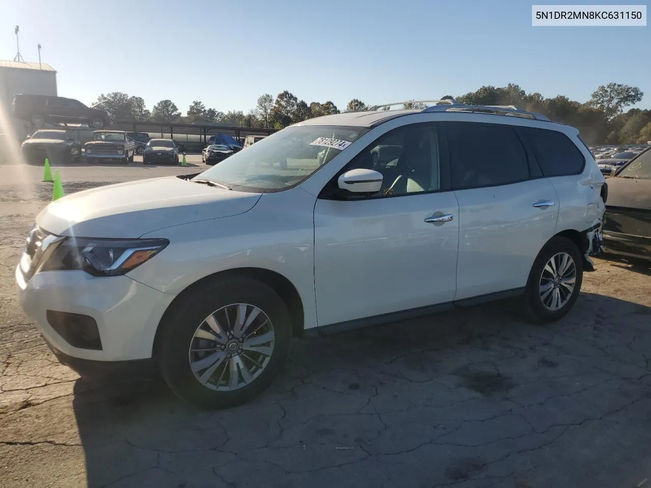 2019 Nissan Pathfinder S VIN: 5N1DR2MN8KC631150 Lot: 78129274