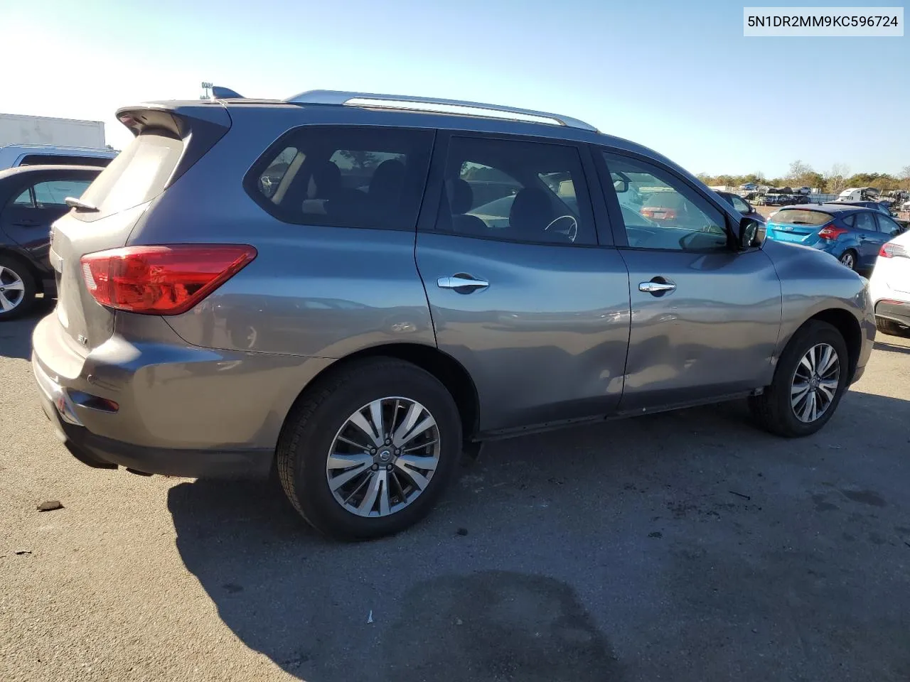 2019 Nissan Pathfinder S VIN: 5N1DR2MM9KC596724 Lot: 78179544