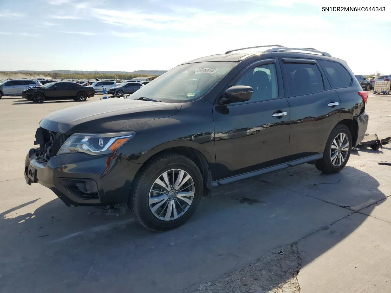 2019 Nissan Pathfinder S VIN: 5N1DR2MN6KC646343 Lot: 78201204