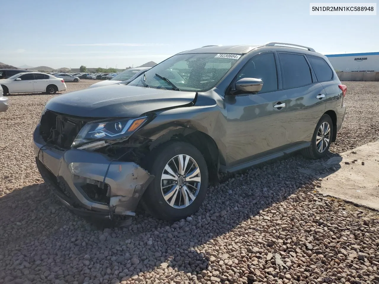 2019 Nissan Pathfinder S VIN: 5N1DR2MN1KC588948 Lot: 78230604