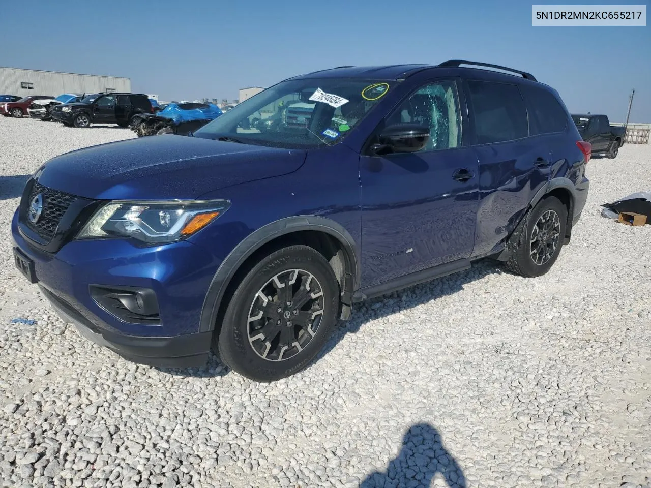 2019 Nissan Pathfinder S VIN: 5N1DR2MN2KC655217 Lot: 78248284