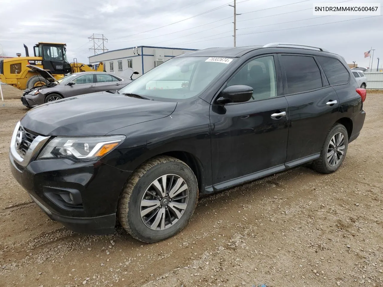 2019 Nissan Pathfinder S VIN: 5N1DR2MM4KC600467 Lot: 78302674