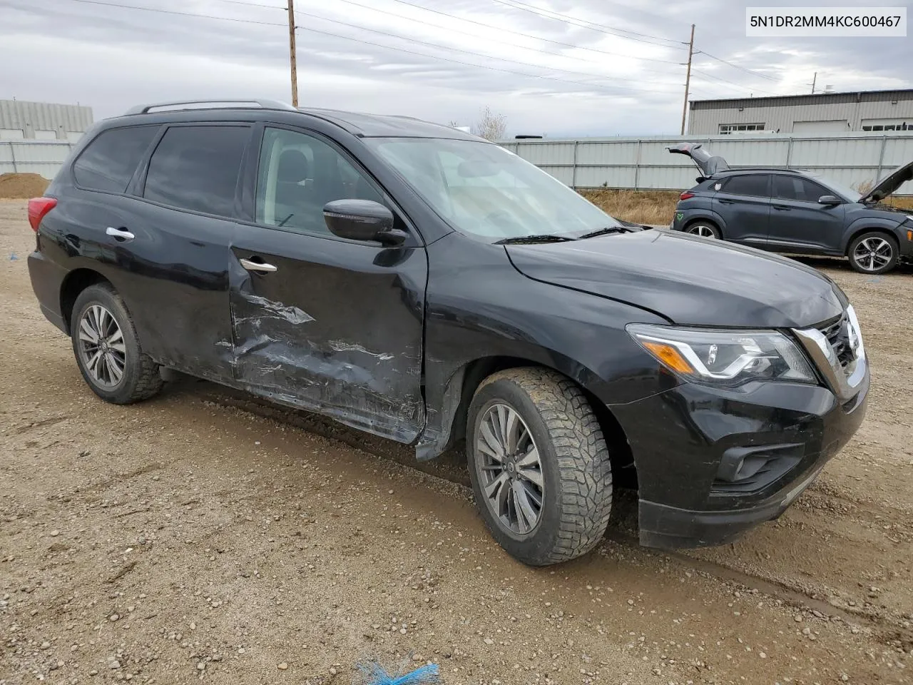 2019 Nissan Pathfinder S VIN: 5N1DR2MM4KC600467 Lot: 78302674