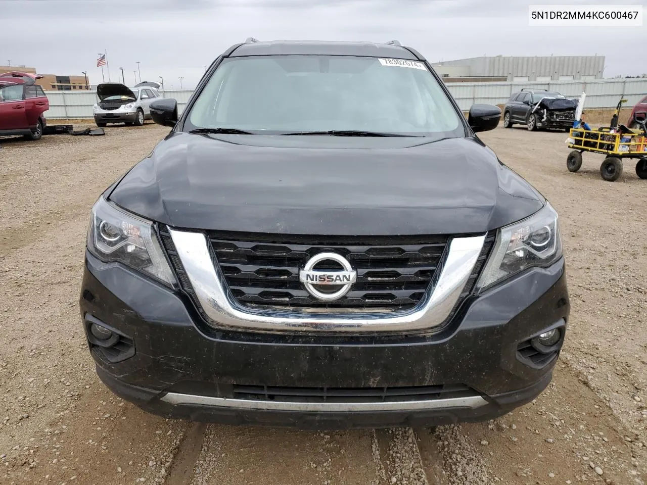 2019 Nissan Pathfinder S VIN: 5N1DR2MM4KC600467 Lot: 78302674