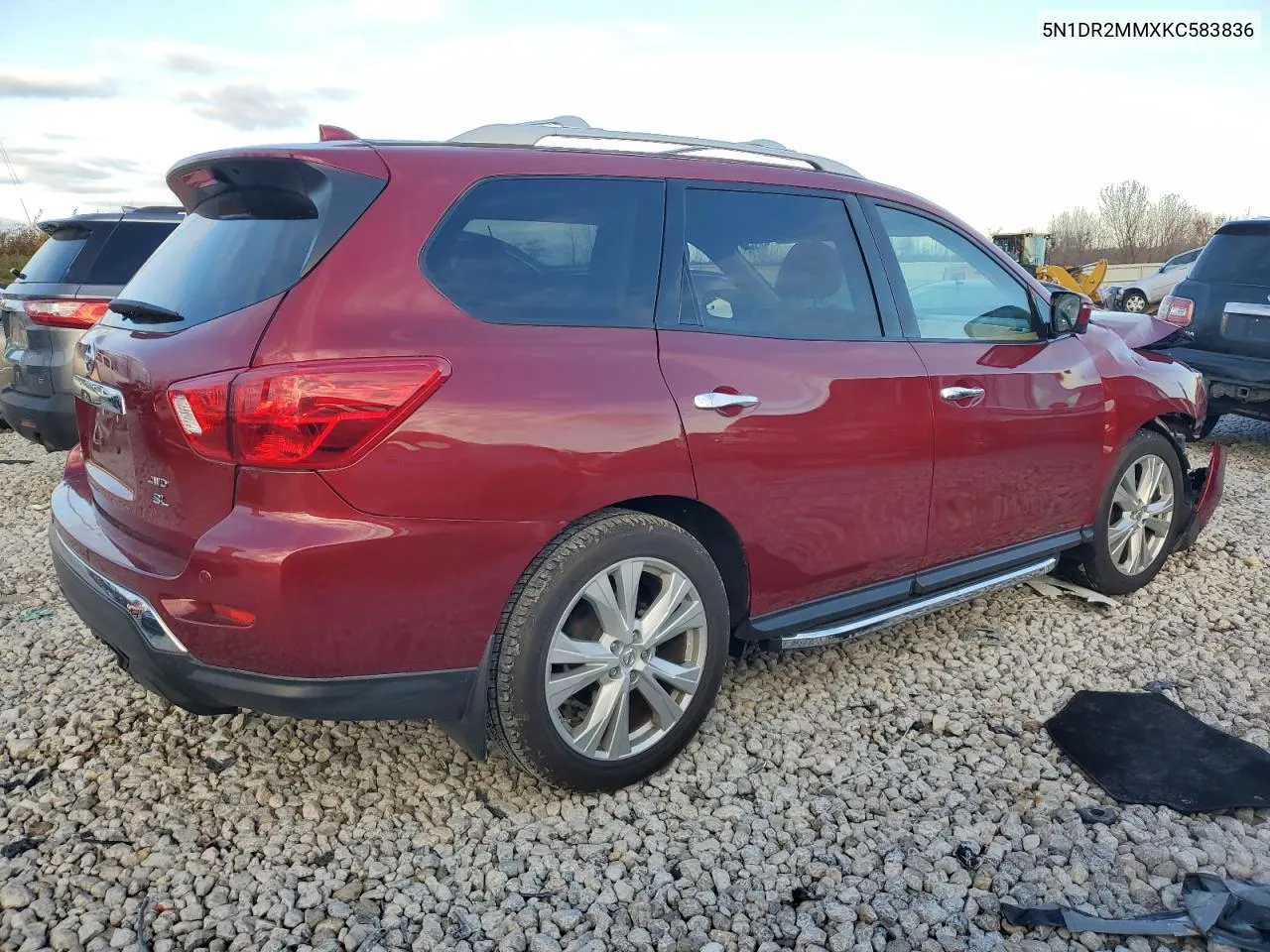 2019 Nissan Pathfinder S VIN: 5N1DR2MMXKC583836 Lot: 78352004