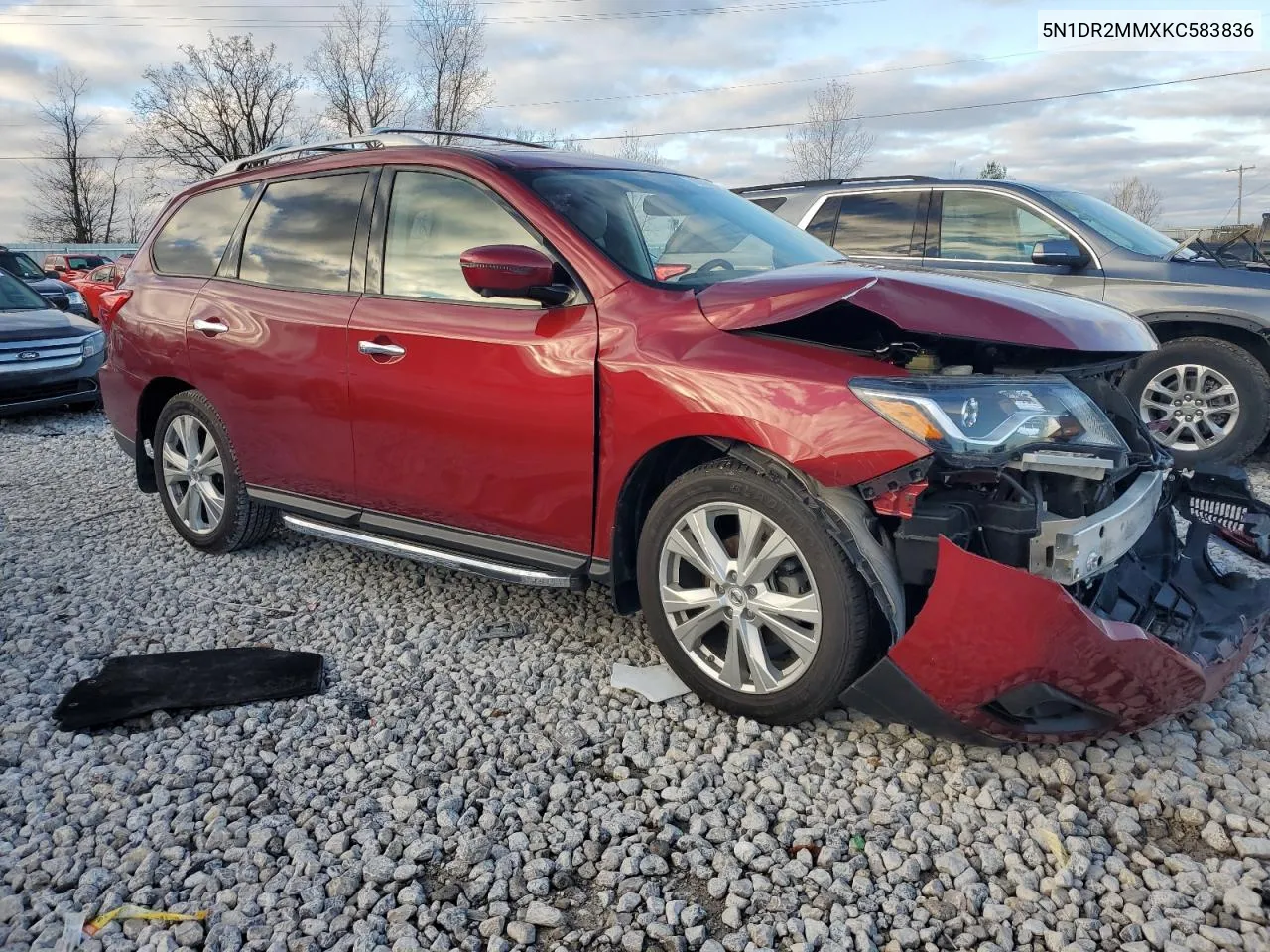 2019 Nissan Pathfinder S VIN: 5N1DR2MMXKC583836 Lot: 78352004