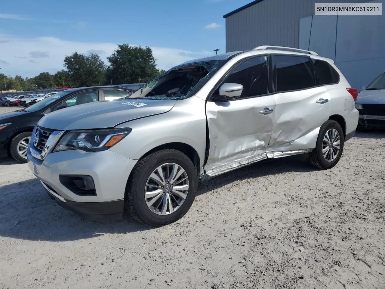 2019 Nissan Pathfinder S VIN: 5N1DR2MN8KC619211 Lot: 78390554