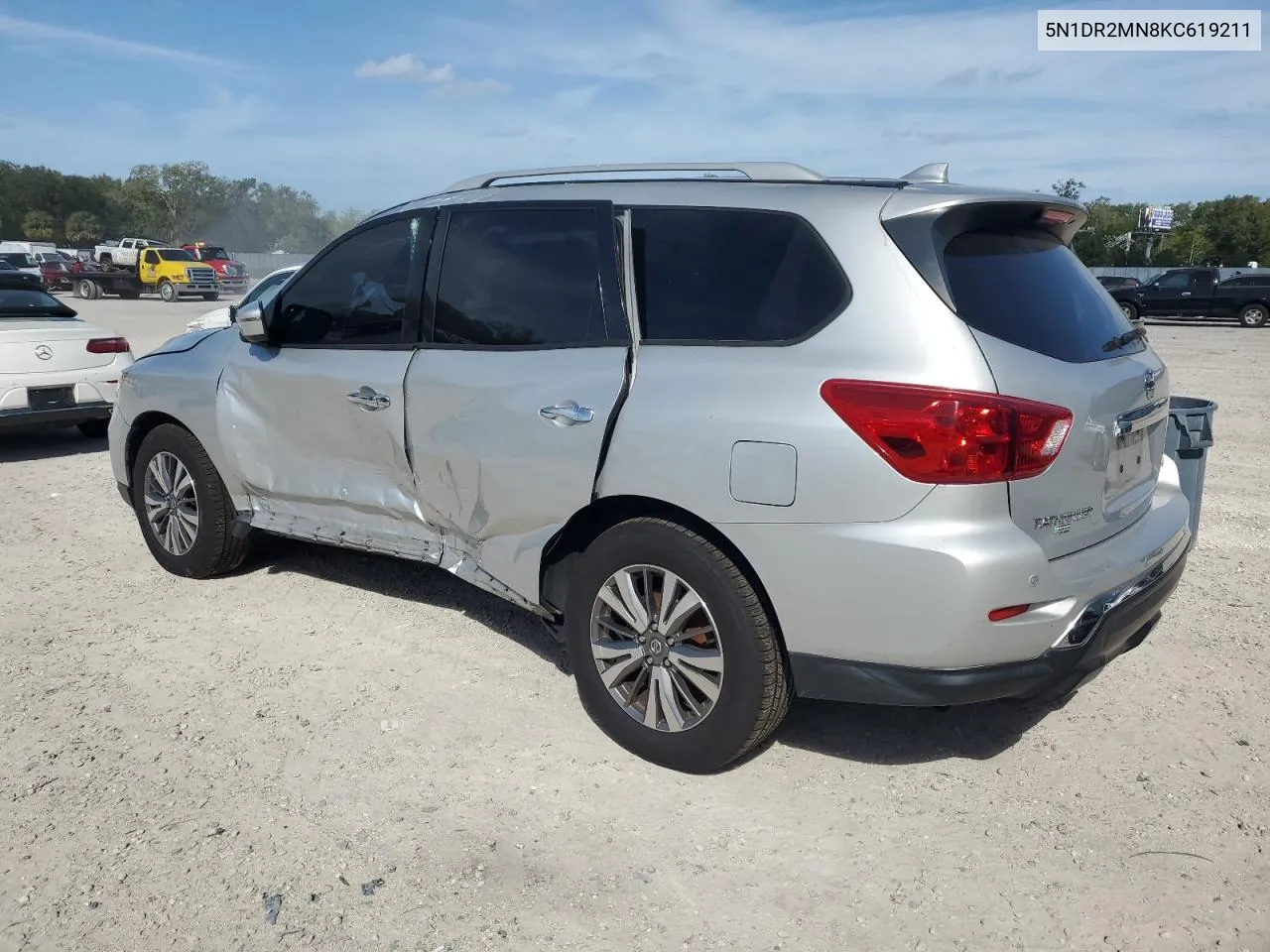 2019 Nissan Pathfinder S VIN: 5N1DR2MN8KC619211 Lot: 78390554