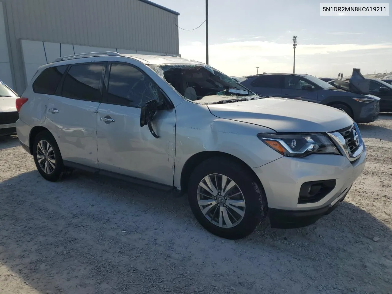 2019 Nissan Pathfinder S VIN: 5N1DR2MN8KC619211 Lot: 78390554