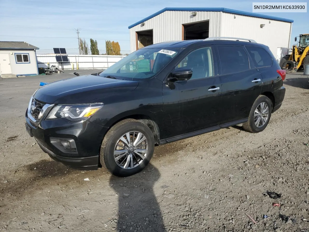 2019 Nissan Pathfinder S VIN: 5N1DR2MM1KC633930 Lot: 78435624