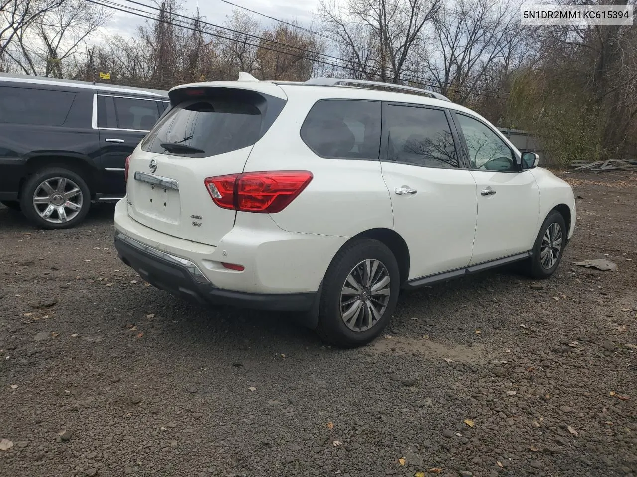 2019 Nissan Pathfinder S VIN: 5N1DR2MM1KC615394 Lot: 78844544