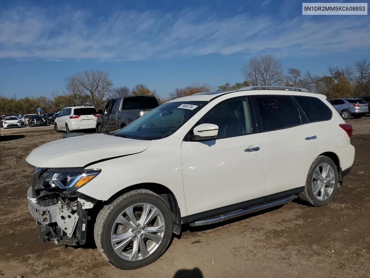 2019 Nissan Pathfinder S VIN: 5N1DR2MM5KC608853 Lot: 79009784