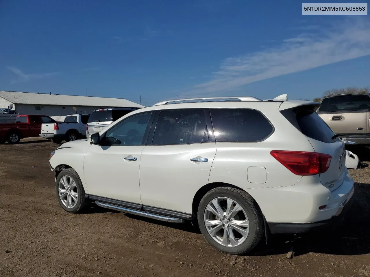 2019 Nissan Pathfinder S VIN: 5N1DR2MM5KC608853 Lot: 79009784