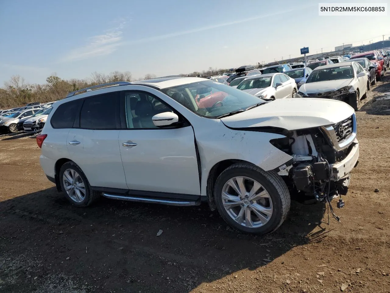 2019 Nissan Pathfinder S VIN: 5N1DR2MM5KC608853 Lot: 79009784