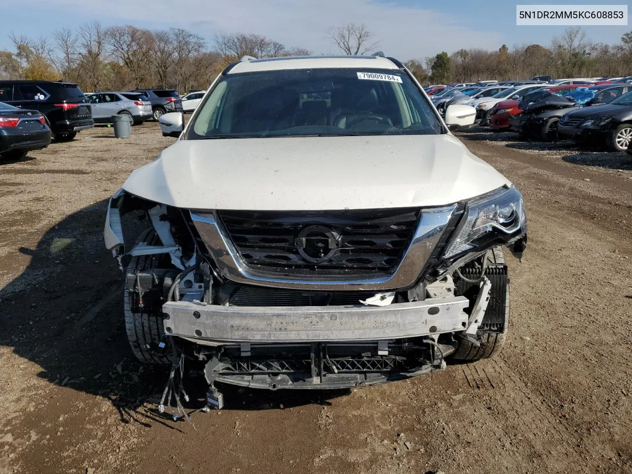 2019 Nissan Pathfinder S VIN: 5N1DR2MM5KC608853 Lot: 79009784