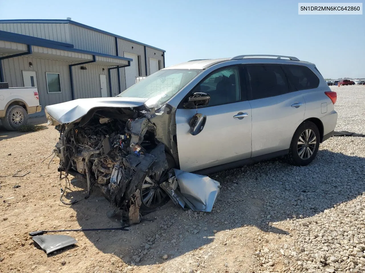 2019 Nissan Pathfinder S VIN: 5N1DR2MN6KC642860 Lot: 79214674